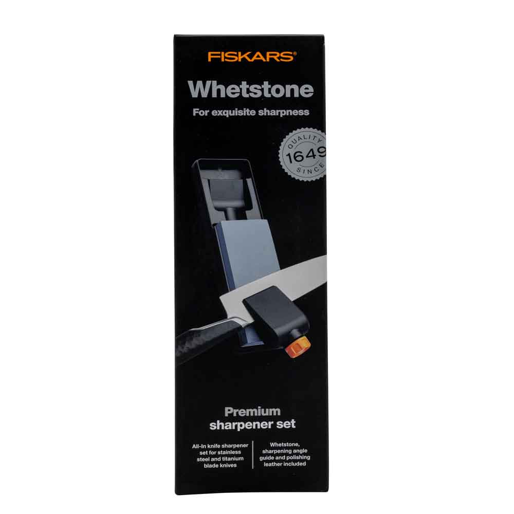 Fiskars 1058937 Wetzstein Premium-Messerschärfer-Set Fiskars 1058937 Wetzstein Premium-Messerschärfer-Set